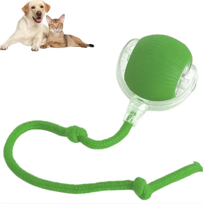 Pelota rodante para perros, pelota para perros, pelota interactiva inteligente para perros, pelota interactiva para gatos, pelota automática inteligente para mascotas con ruedas de 360 ​​grados